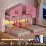 BTHFST Triple Bunk Bed Twin Over Twin, photograph 6 of 9 published for this piece