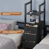 BTHFST Triple Bunk Bed Twin Over Twin, photograph 4 of 9 published for this piece