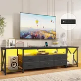 BTHFST TV Stand with LED Lights & Power Outlets, photograph 9 of 9 published for this piece
