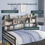 BTHFST Twin Daybed with 4 Storage Drawers & 3-Tier, photograph 4 of 8 published for this piece