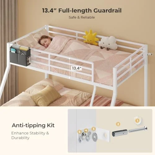 BTHFST Twin Over Full Bunk Bed with Trundle, photograph 6 of 8 published for this piece