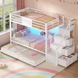 BTHFST Twin Over Twin Bunk Bed with Trundle, photograph 9 of 9 published for this piece