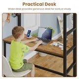 BTHFST Twin Size Loft Bed with Desk and 8, photograph 4 of 8 published for this piece