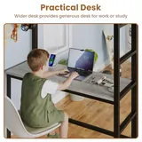 BTHFST Twin Size Loft Bed with Desk and 8, photograph 4 of 8 published for this piece